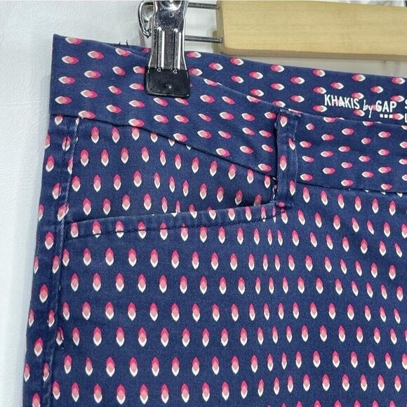 Khakis By Women Size 2 R Patterned Trousers Cotton Multicolored - Picture 6 of 16